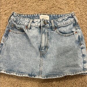 PacSun Sky Blue Denim Mini Skirt
